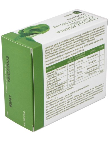 Centella Asiatica Complex 2500Mg. 60Cap. de Nature Essential
