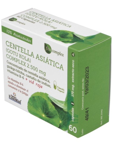 Centella Asiatica Complex 2500Mg. 60Cap. de Nature Essential