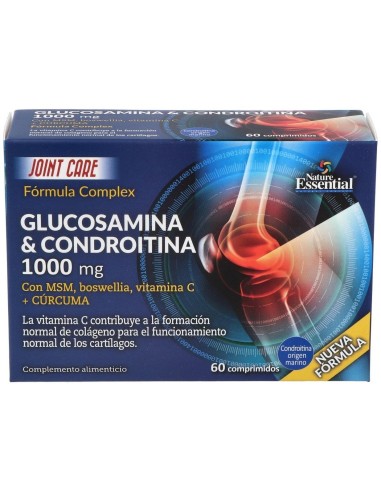 Glucosamina+Condroitina+Msm 1000Mg. 60Comp. de Nature Essential