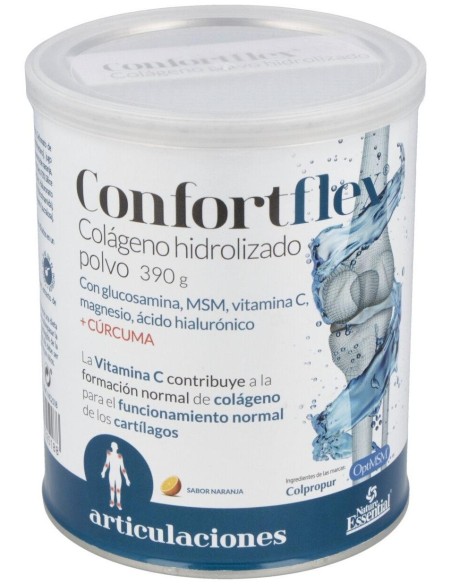 Confortflex Colageno Hidro+Mg+Vit. C+Curcuma 390Gr de Nature Essential