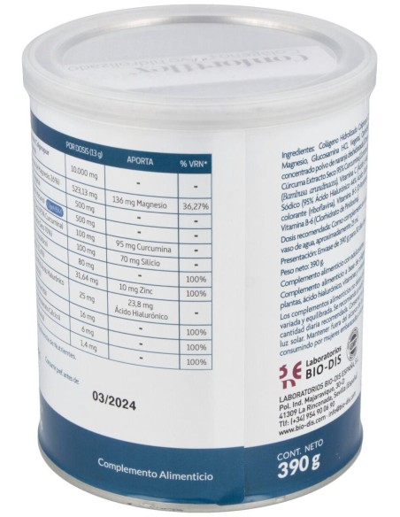 Confortflex Colageno Hidro+Mg+Vit. C+Curcuma 390Gr de Nature Essential