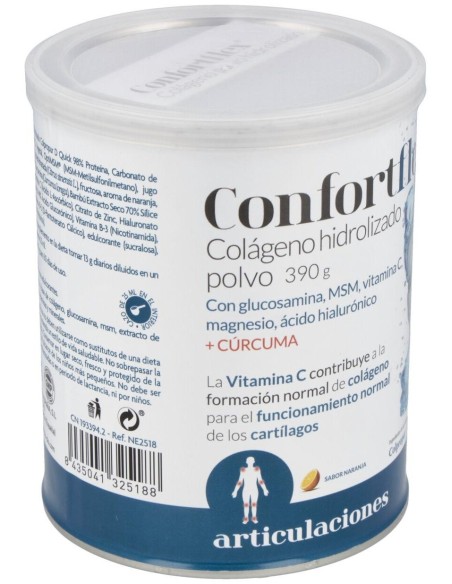 Confortflex Colageno Hidro+Mg+Vit. C+Curcuma 390Gr de Nature Essential