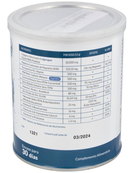 Confortflex Colageno Hidro+Mg+Vit. C+Curcuma 390Gr de Nature Essential