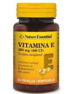 Vitamina E 400Ui Natural 60Perlas. de Nature Essential 2