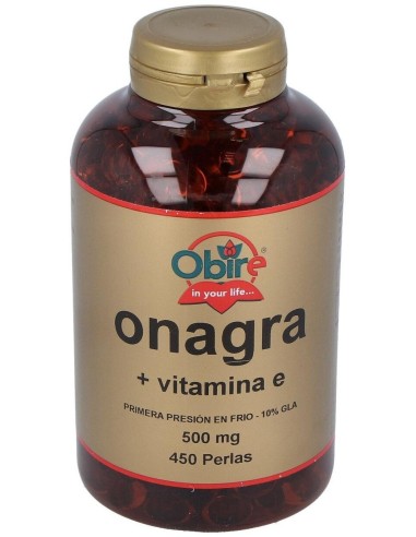 Aceite De Onagra 500Mg. 450Perlas de Obire