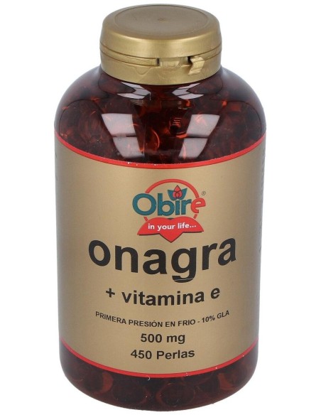 Aceite De Onagra 500Mg. 450Perlas de Obire