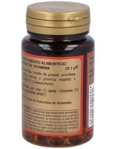 Vitamina D3 100Mcg. 100Perlas de Obire 2