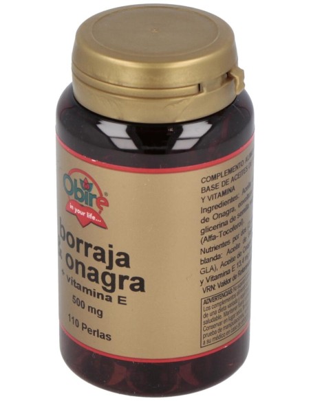 Borraja Y Onagra 700Mg. 110Perlas de Obire