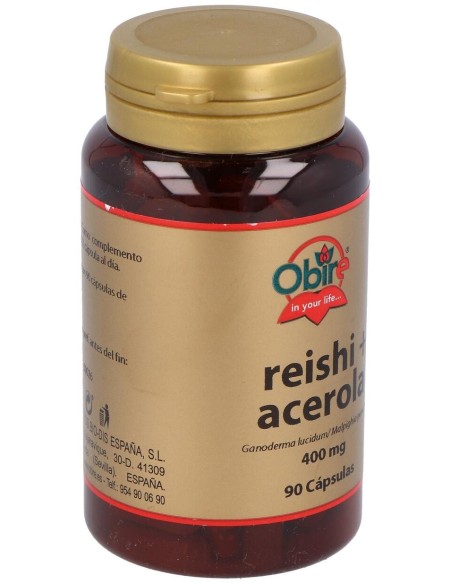 Reishi Y Acerola 400Mg. 90Cap. de Obire