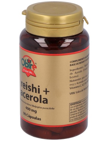 Reishi Y Acerola 400Mg. 90Cap. de Obire