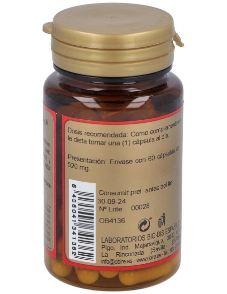 Acido Hialuronico 100Mg. 60Cap. de Obire