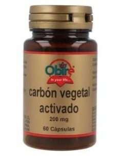 Carbon Vegetal Activado 200Mg 60Cap. de Obire 2