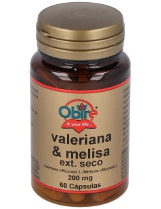 Valeriana + Melisa 200Mg (Ext. Seco) 60Cap. de Obire 2