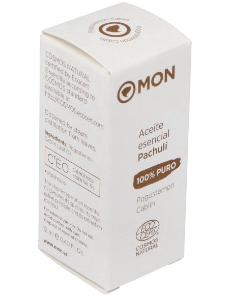 Pachuli Aceite Esencial 12Ml. Ecocert de Mondeconatur