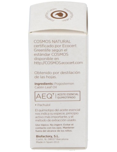 Pachuli Aceite Esencial 12Ml. Ecocert de Mondeconatur