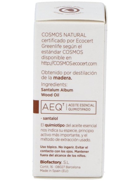 Sandalo Aceite Esencial 5Ml. de Mondeconatur