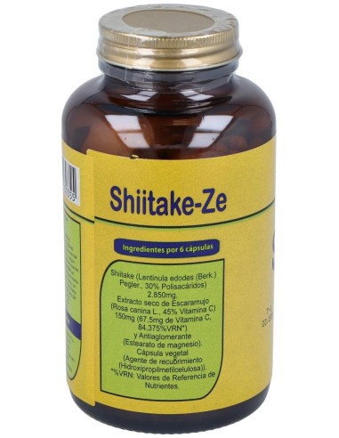 Shiitake-Ze 400Mg. 180Cap. de Zeus