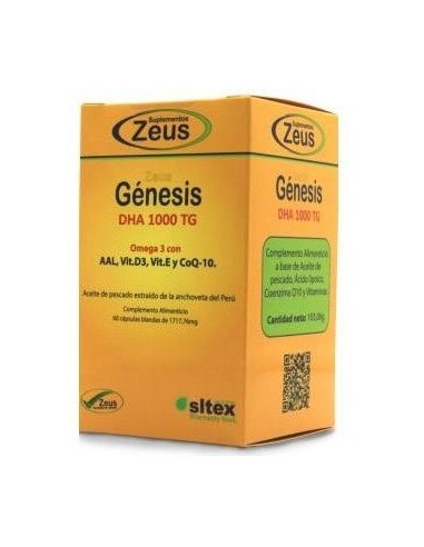 Genesis Dha Tg 1000 Omega 3 60Cap. de Zeus