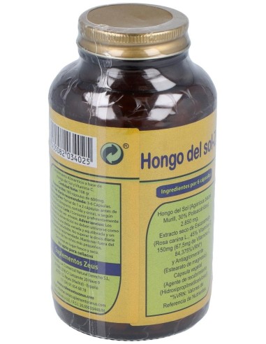 Hongo Del Sol 180Cap. de Zeus