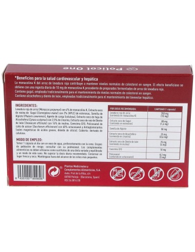 Policol One Fórmula Mejorada 30 Cápsulas Vegetales de Plameca