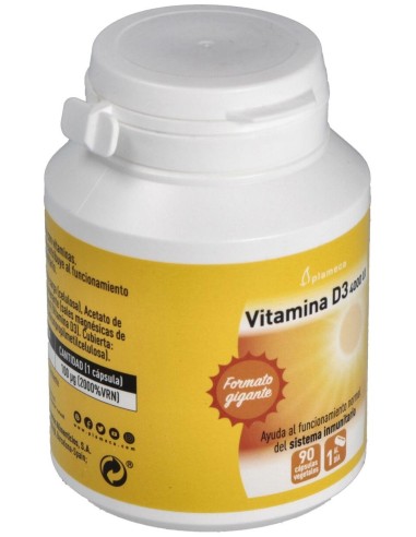 Vitamina D3 4000Ui 90Cap. de Plameca