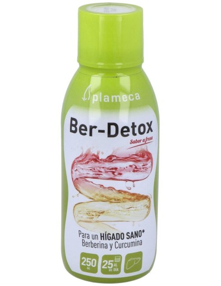 Ber-Detox Sabor Fresa 250Ml. de Plameca