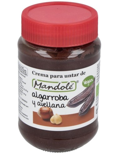 Crema De Algarroba Y Avellana 375Gr. Bio de Mandole