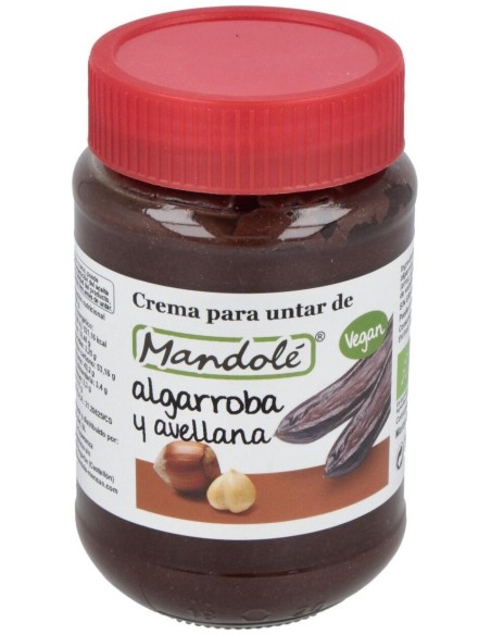 Crema De Algarroba Y Avellana 375Gr. Bio de Mandole