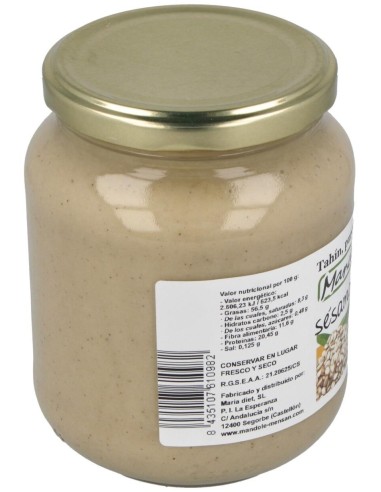 Pure De Sesamo Blanco 675Gr. Bio de Mandole