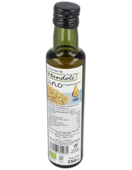 Aceite De Lino 250 Ml Bio de Mandole