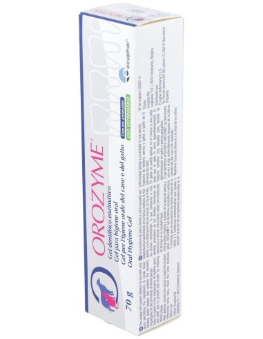 Orozyme Gel Dentifrico de Ecuphar Vet