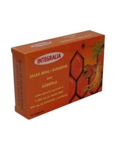 Jalea Real+Ginseng Con Acerola 45Cap. de Integralia