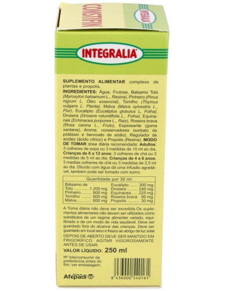 Constifin S/A Jarabe 250 Ml. de Integralia