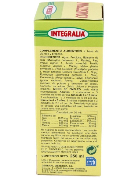 Constifin S/A Jarabe 250 Ml. de Integralia