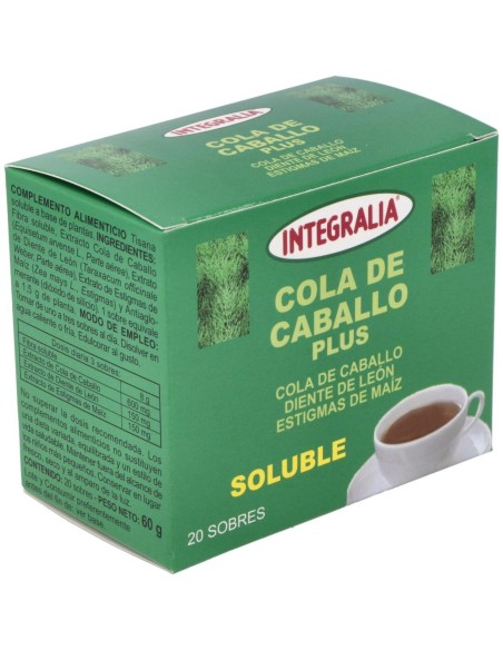 Cola De Caballo Plus Soluble 20Sbrs. de Integralia