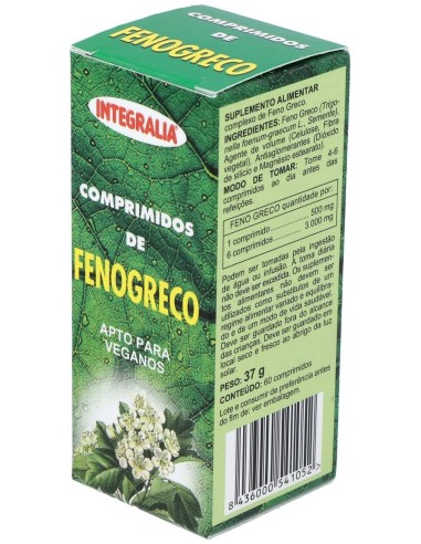 Fenogreco 500Mg. 60Comp. de Integralia