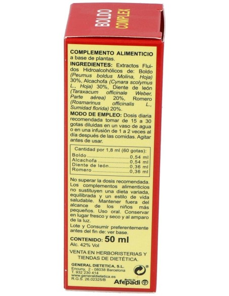 Boldo Complex Extracto 50Ml. de Integralia
