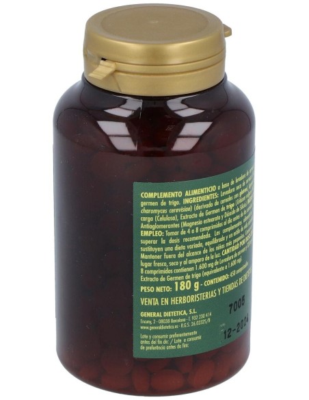 Levadura De Cerveza+Germen De Trigo 450Comp. de Integralia