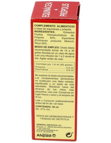 Echinacea + Propolis Extracto 50Ml. de Integralia