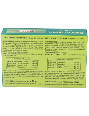 Cola De Caballo Forte Eco 60Cap. de Integralia