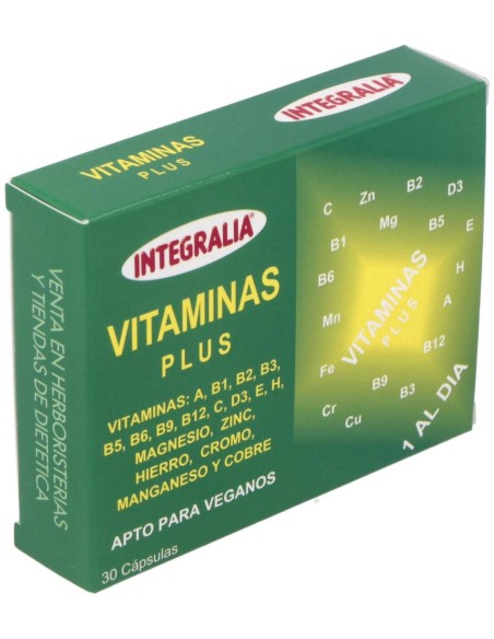 Vitaminas Plus 30Cap. de Integralia