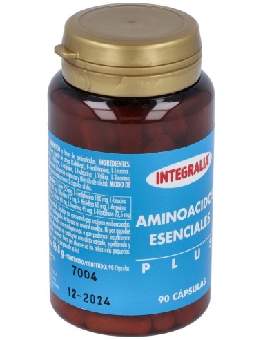 Aminoacidos Esenciales Plus 90Cap. de Integralia