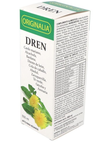 Dren Originalia Jarabe 500Ml. de Integralia