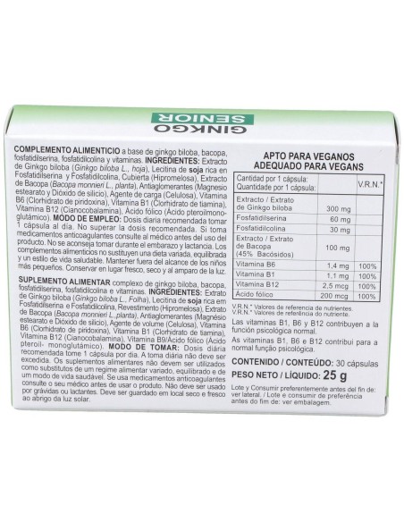 Ginkgo Complex 30Cap. de Integralia