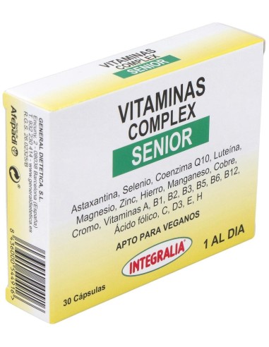 Vitaminas Complex 30Cap. de Integralia