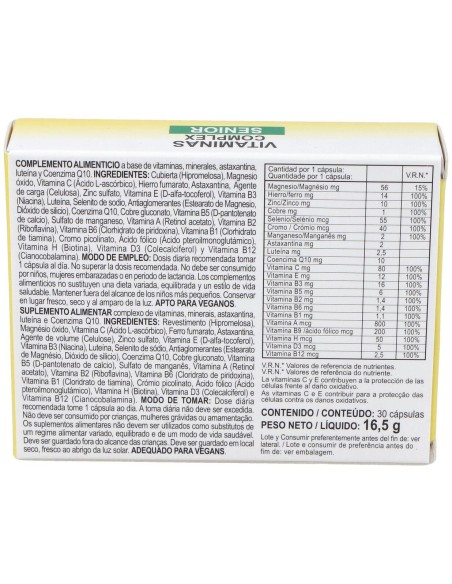 Vitaminas Complex 30Cap. de Integralia