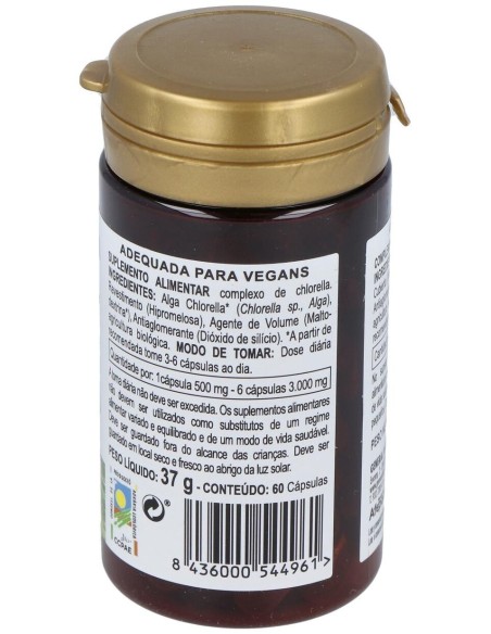 Alga Chlorella Ecologica 60Cap. de Integralia