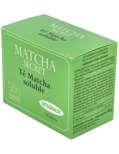 Te Matcha Eco Soluble 20Sbrs. de Integralia