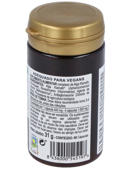 Alga Klamath Eco 60Cap. de Integralia