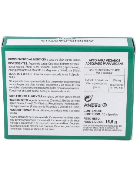 Vitex Agnus Castus 30Cap. de Integralia